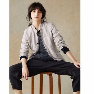 PAS DE CALAIS Linen Jacket•New